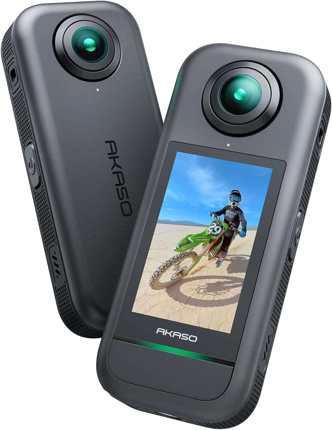 AKASO 360-360&deg;Action Camera 5.7K 360 Video with 1/2" 48MP Sensors, 72MP 360 Photo, 360-Supersmooth, 2.29" Touchscreen, Invisible Selfie Stick Effect, 360&deg;Horizon Lock, AI Tracking image number 3