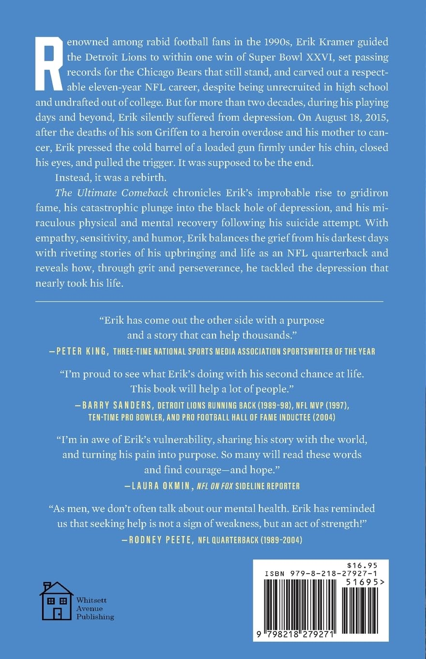 The Ultimate Comeback: Surviving a Suicide Attempt, Conquering Depression, and Living with a Purpose image number 1