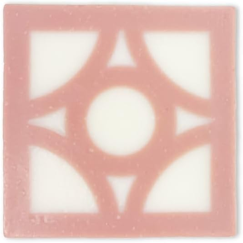 Flower Block Crescent Moon White Pink image number 3