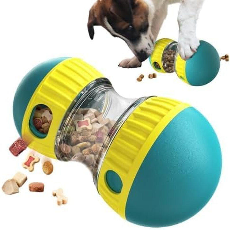 LAYOMI Interactive Dog Feeder Toy for IQ Training and Food Dispensing - Durable Treat Dispenser for Snacks and Playing (Green) (Green) image number 1