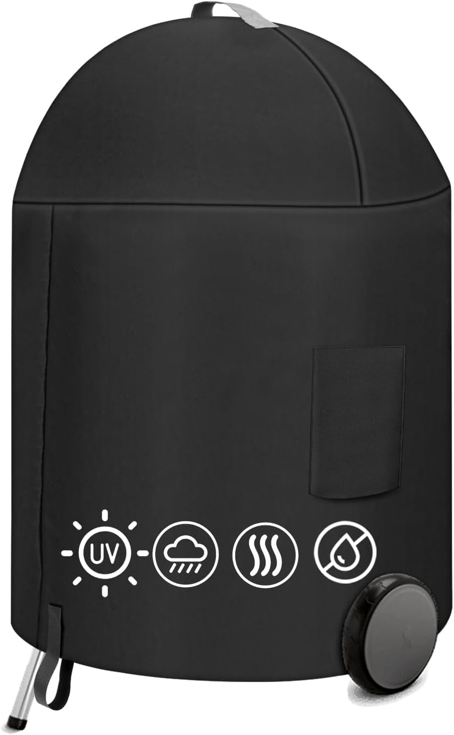 Grill Cover for Weber Q100/1000/1200, Q200/2000/2200 Series, Compatiable with Weber 7113, Waterproof Anti-Fade Grill Covers for Weber 50060001 51060001 54060001 Liquid Propane Grill