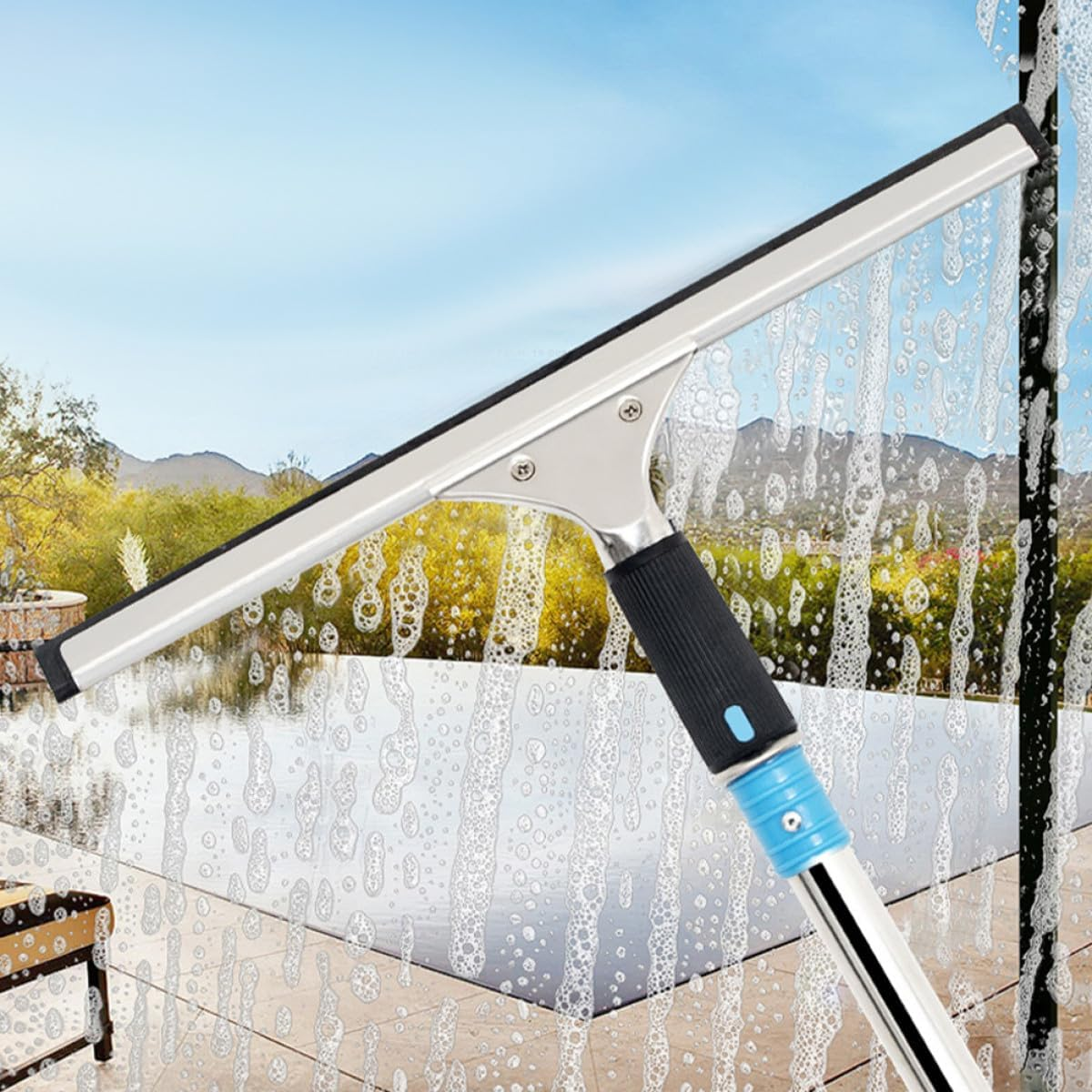 LIFKOME 5Pcs 35Cm Replacement Rubber Squeegee Strips for Windows and Shower Doors, Flexible Sturdy Squeegee Blades for Window Cleaning Tool Set image number 2