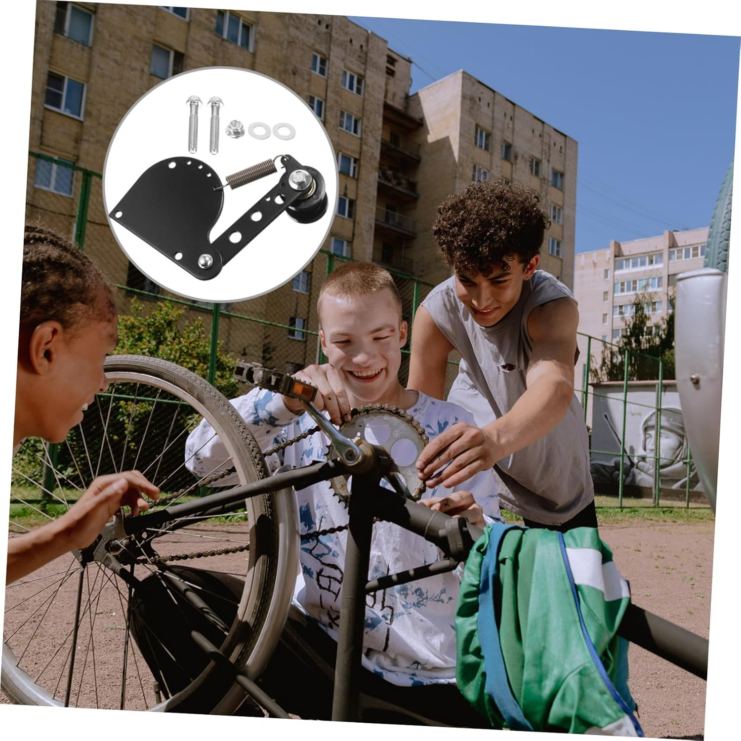 LIFKOME Motorcycle Chain Tensioner Gear Chain Fastener Tensioning Tool Cycling Accessories image number 3