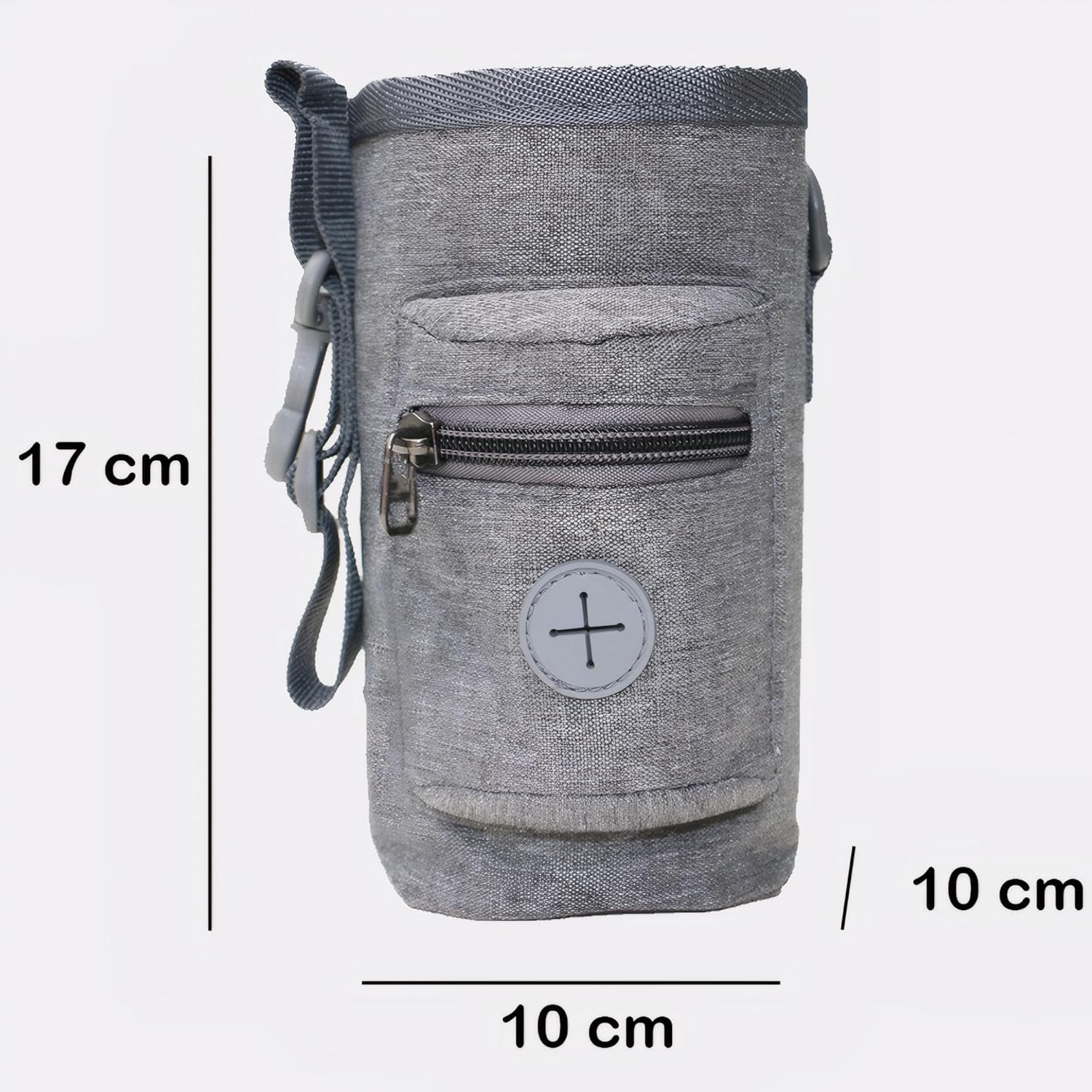 Dog Portable Training Treat Pouch, Poop Bag Dispenser Holder with Drawstring Compartment image number 5