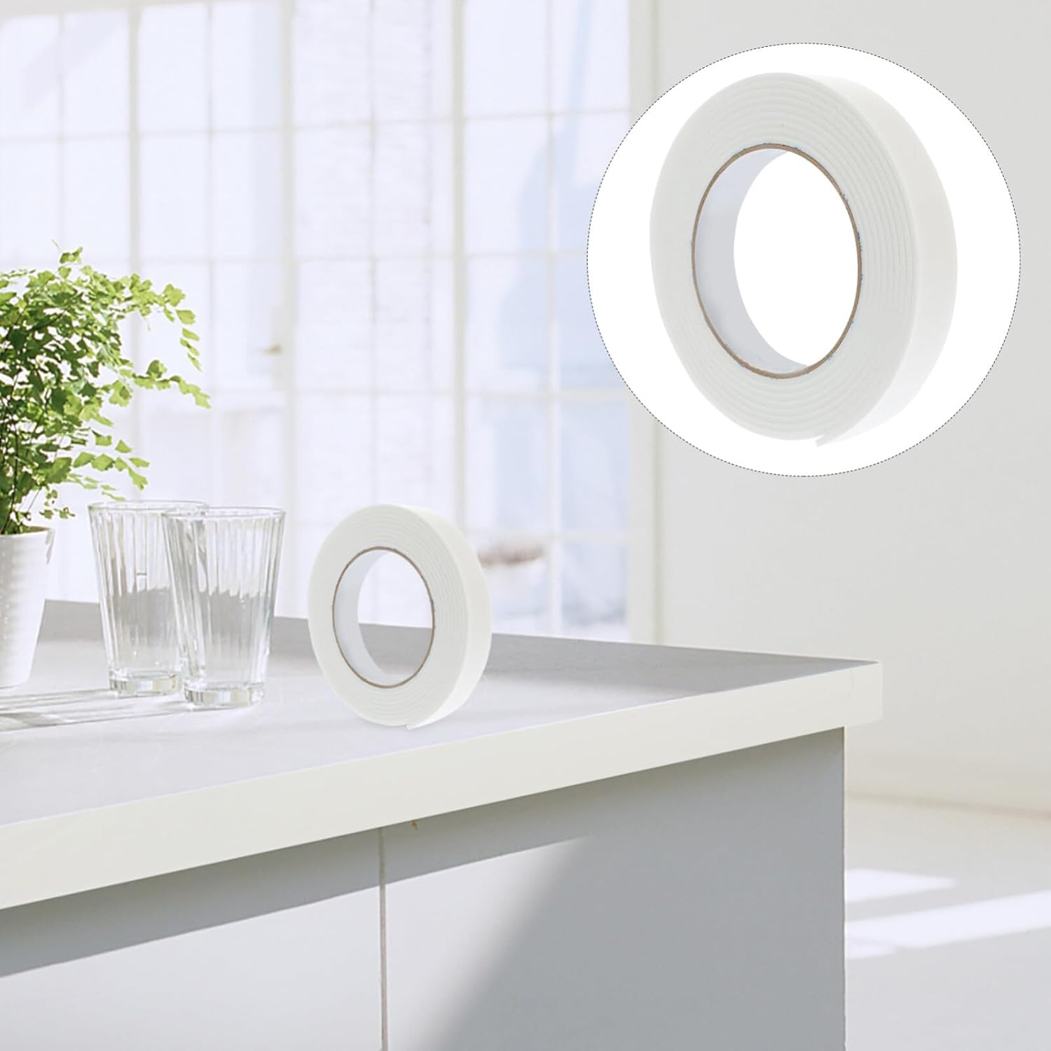 Healvian 10 Rolls Wood Edging Strips Edges Banding Strips Flexible Tape Trim for Furniture Restoration(3 Meters) image number 5