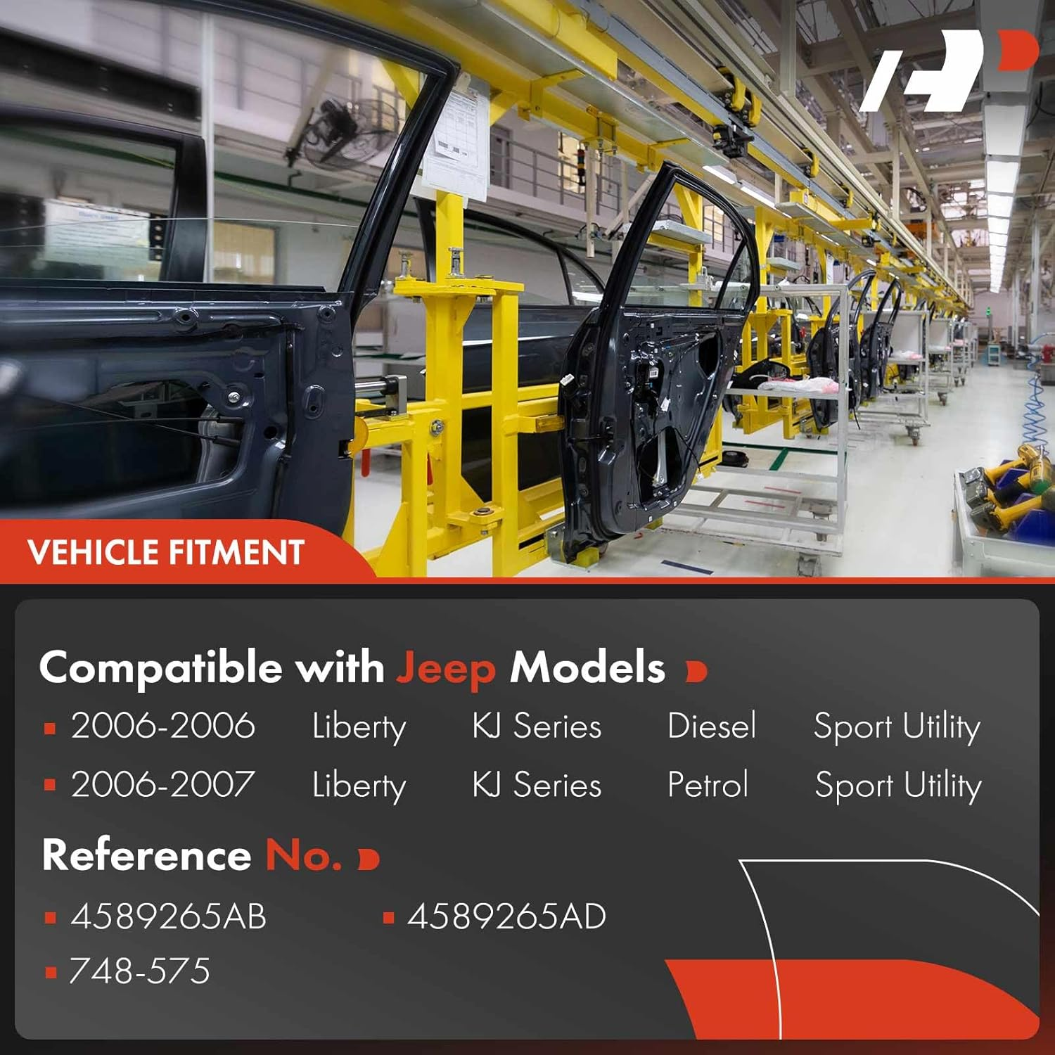 A-Premium Power Window Regulator with Motor for Jeep Liberty 02/25/2006-2007 Front Left Driver Side image number 6