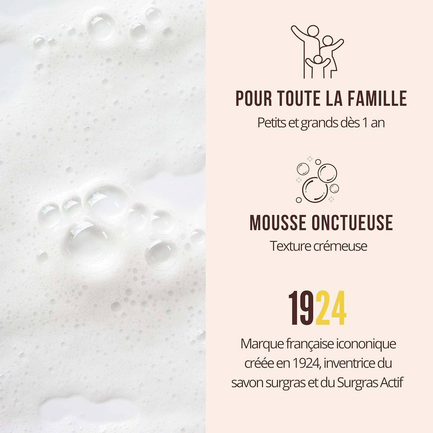 Rog&eacute; Cavaill&egrave;s Cotton Shower Gel for Sensitive Skin 1 Litre image number 5