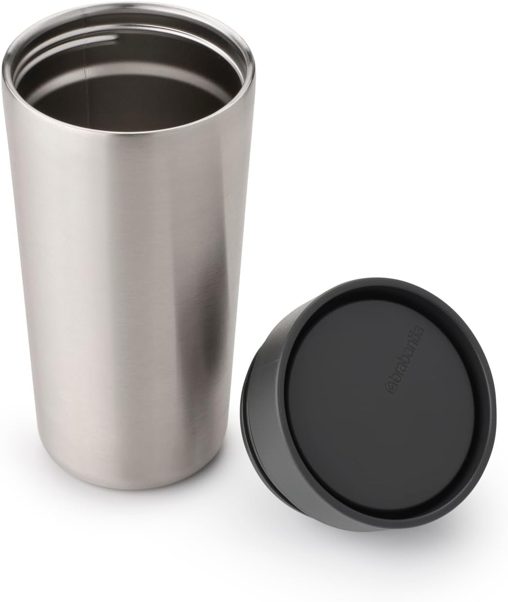 Brabantia Make & Take Medium Insulated Thermos Cup (360Ml / Dark Grey) image number 5