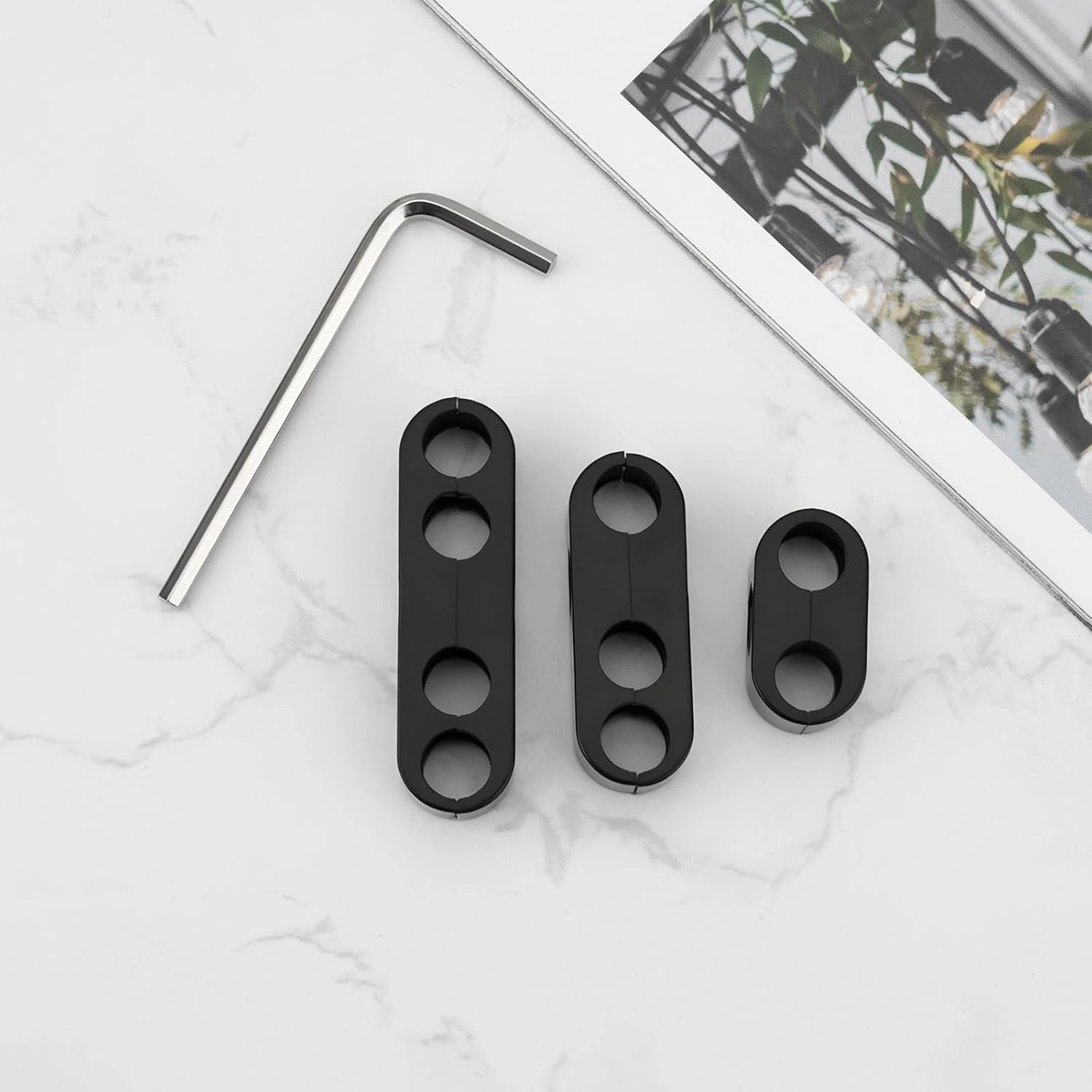 6Pcs Spark Plug Wire for Separator Car Modification Ignition Wire Clip, Wire Clip, Separation Wire, Car Spark Plug Wire, Separator, Splitter, 7MM, 8MM