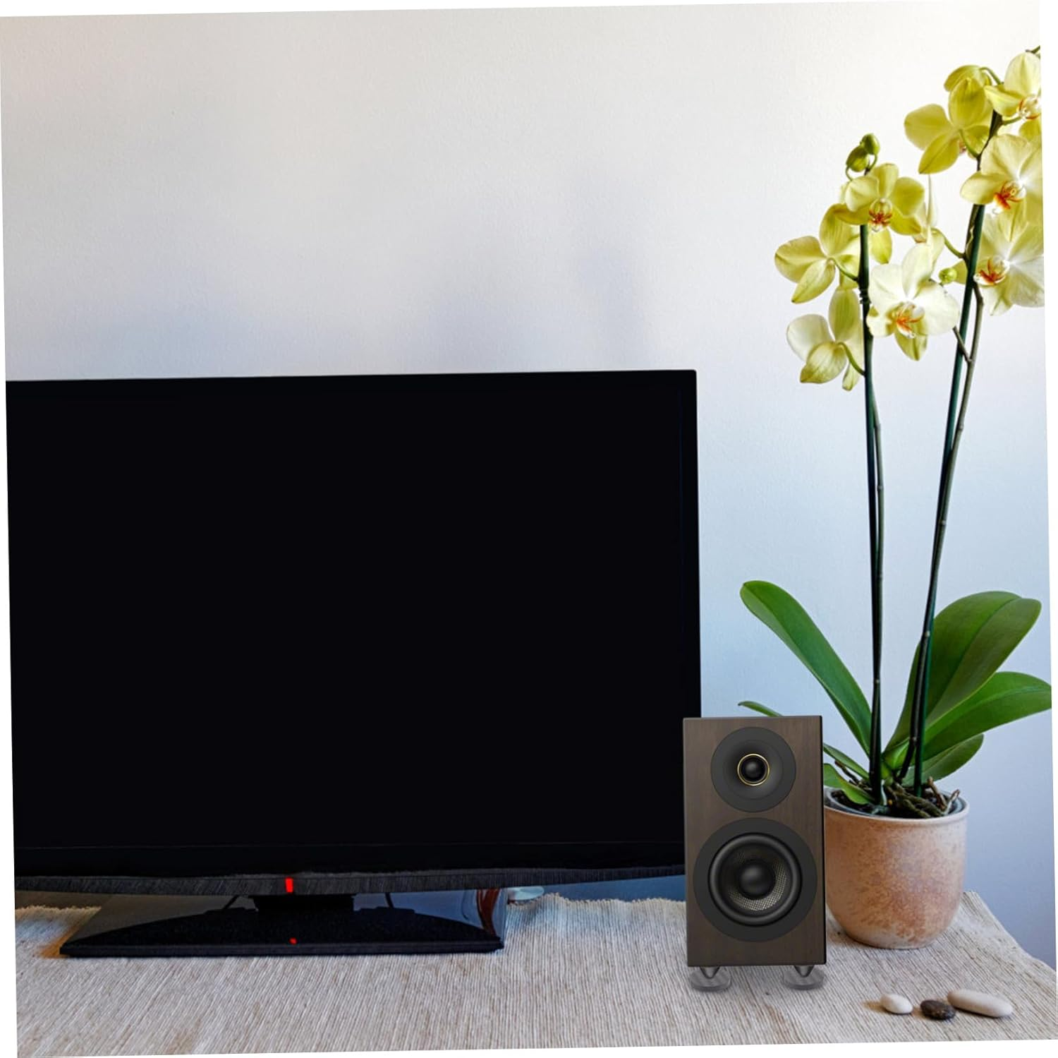 Sewroro Carbon Fiber Speaker Spikes Feet Pads 4Pcs 25X5Mm Vibration Isolation Soundproof Stand for Home Audio and Hifi Systems image number 6