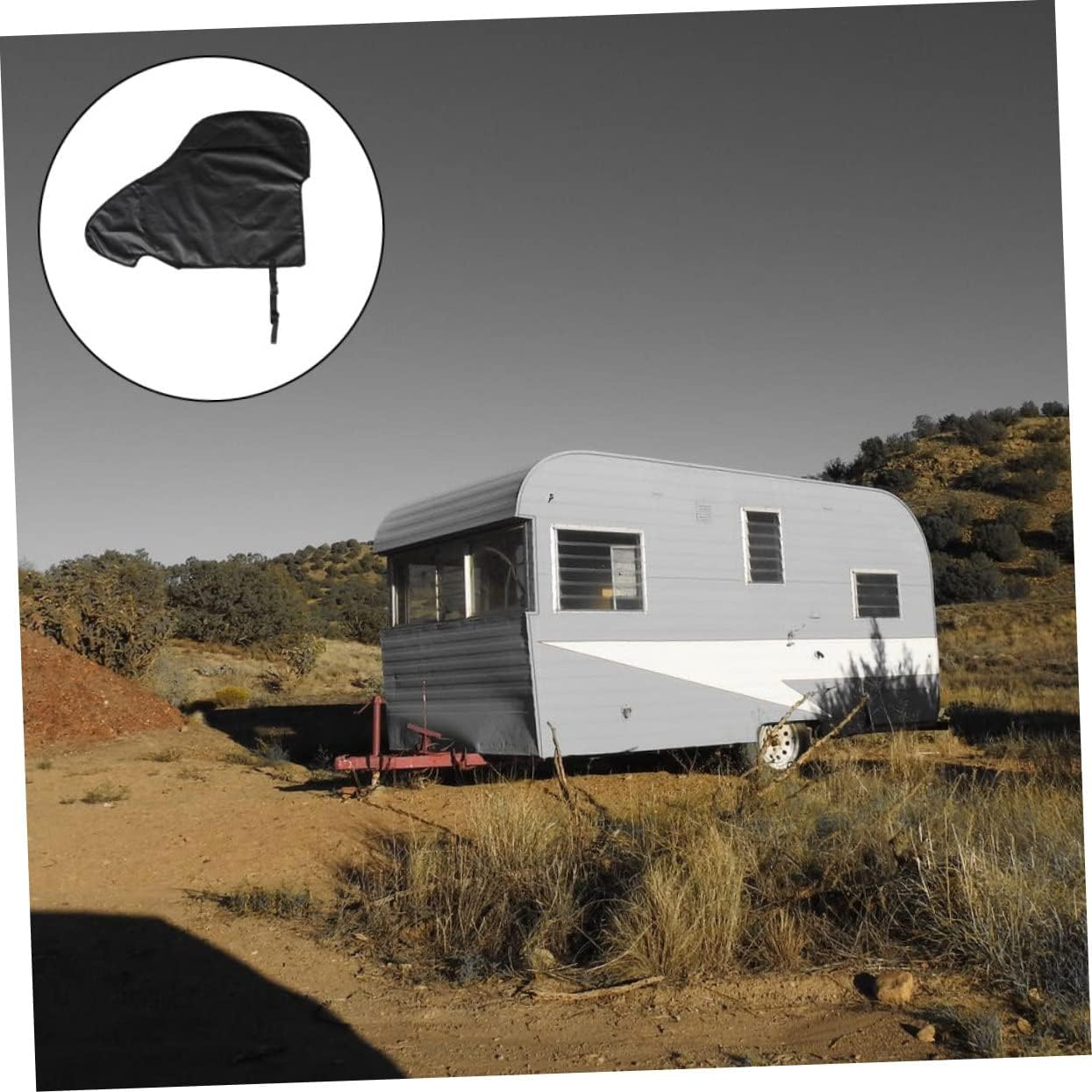 Oxford Cloth Trailer Hitch Cover Protective Drawbar Cap for Caravan and Trailer Hook Connector Weather-Resistant Tow Coupling Protector