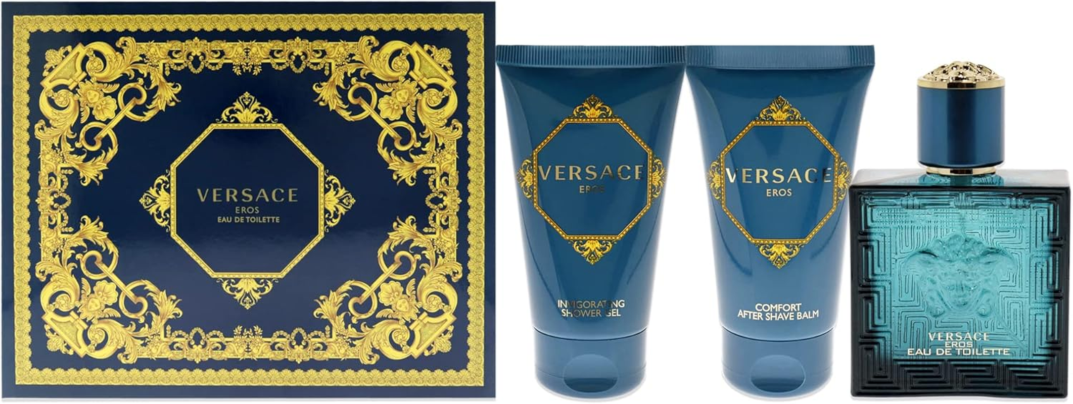 Versace Eros 3 Piece Gift Set