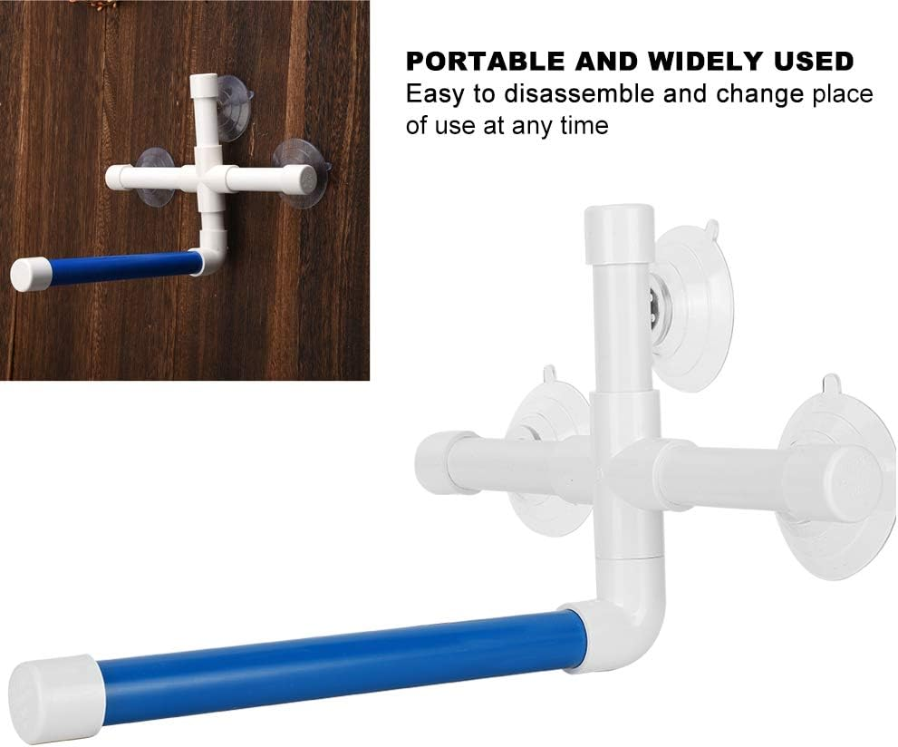 Pet Bath Perches Standing Platform Bird Shower Perches Plastic Pipe Stand Toy for Macaw Cockatoo African Greys Budgies Parakeet image number 2