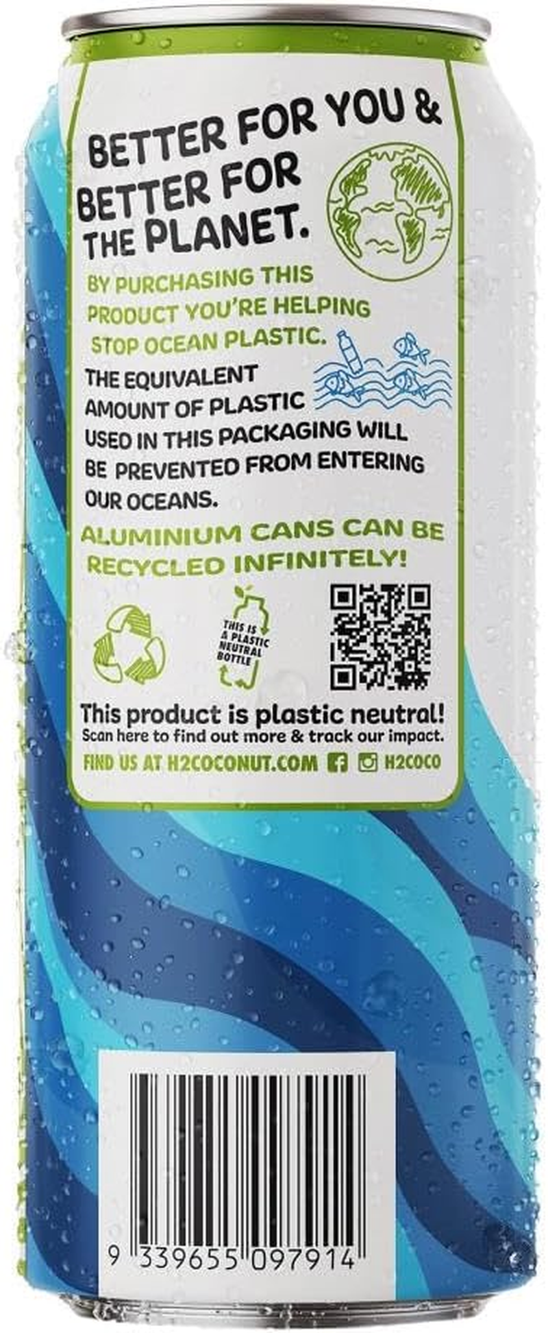 H2Coco Pure Coconut Water, 12 X 500 Ml, Pure Coconut Water image number 1