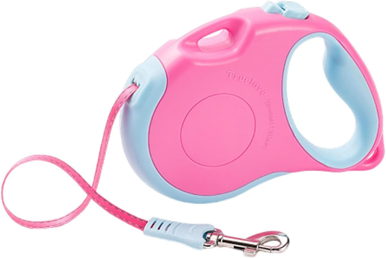 Retractable Dog Lead for Small Medium Dogs up to 20KG, Retractable Dog Leads, Extendable Dog Leads with Anti-Slip Handle, Anti-Tangled Strong Nylon Tape,A-5M/15Kg image number 4