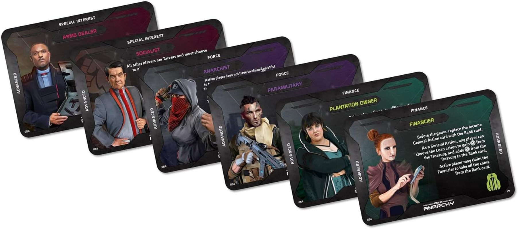 Indie Boards & Cards Coup Rebellion G54 Anarchy Card Game image number 1