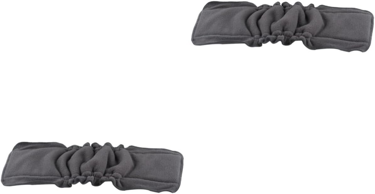 Toyvian 2Pcs Boy Girl Diaper Inserts Bamboo Changing Liners Reusable Nappies Supplies image number 5