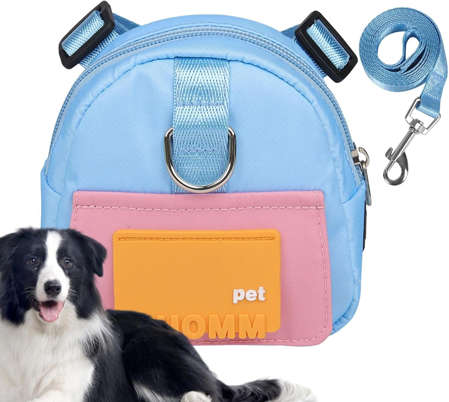 Dog Saddle Bag Backpack,Treat Pouch Carrier Pet Harness | Dog Saddle Backpack Harness for Dogs to Wear, Comfortable for Travel, Running, Camping image number 5