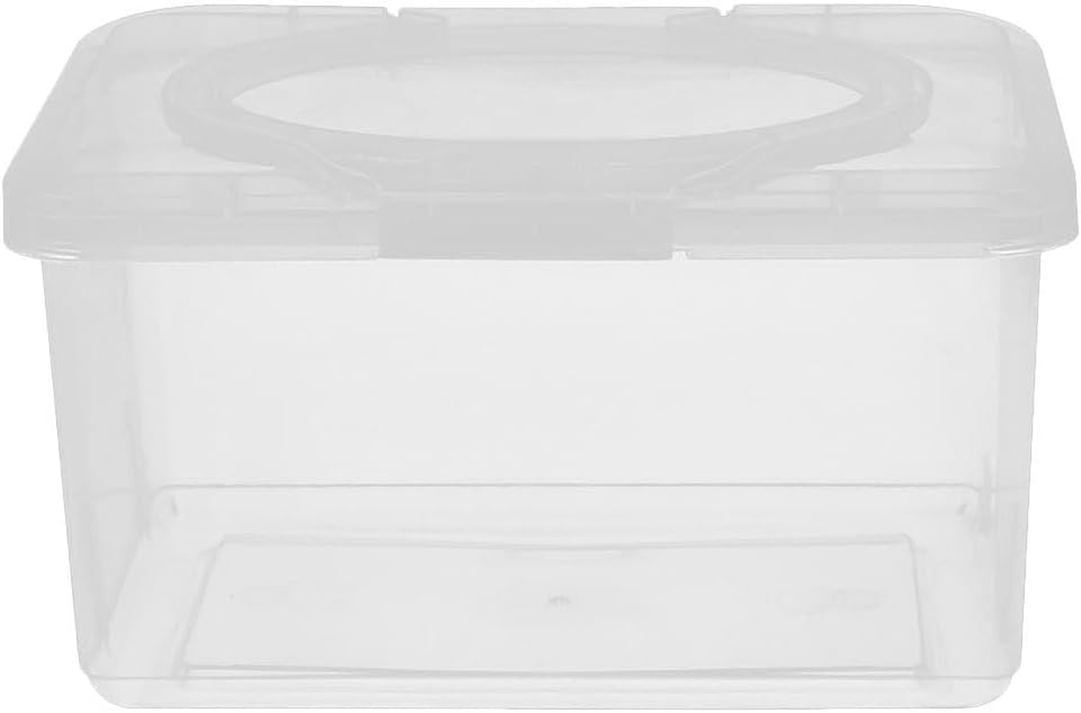 Refillable Wipes Container Lightweight and Compact with Dustproof Lid for Nursery and Travel