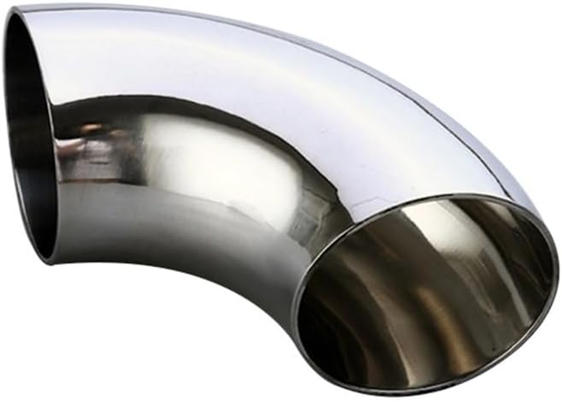OD 57Mm 60Mm 63Mm 70Mm 76Mm 89Mm 102Mm Stainless Steel Exhaust Elbow Pipe Fitting(Od 76Mm)