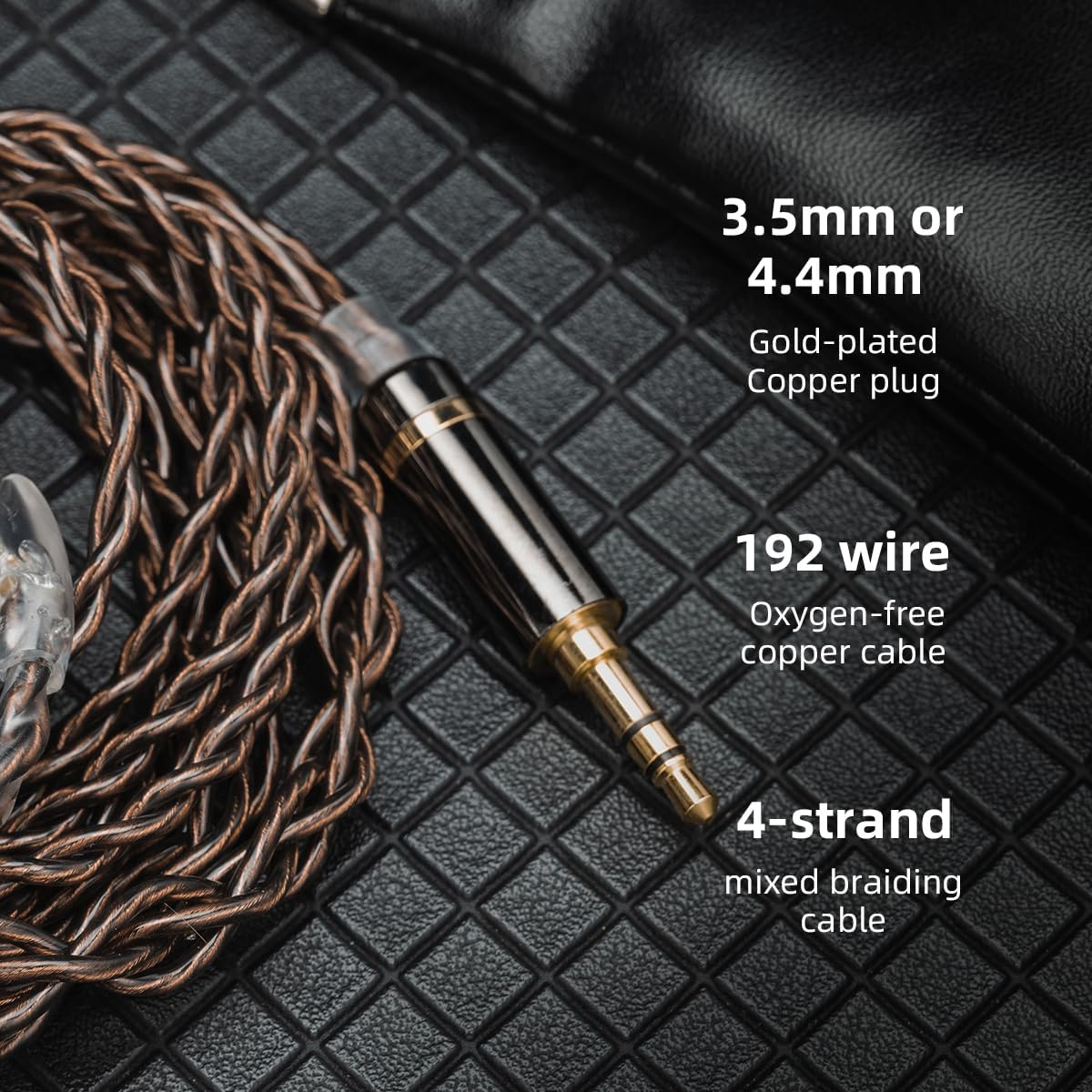 Hidizs MS3 In-Ear Monitors, 1DD+2BA 3 Units Hifi In-Ear Headphones, 10.2 Mm Dynamic Unit, Tri-Colour Spatial Audio, Hybrid Balanced Armature Headphones, 4.4 Mm image number 4