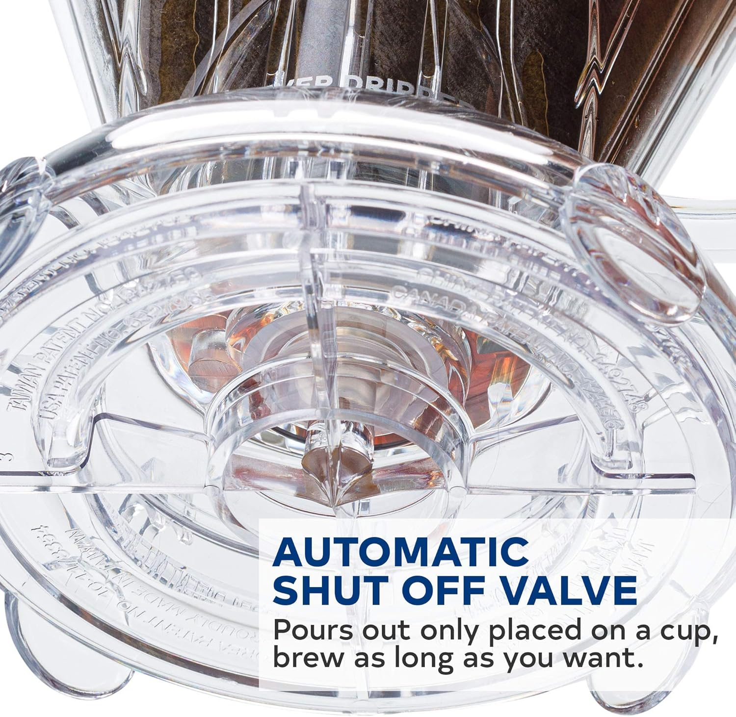 Clever Coffee Dripper and Filters, Large 18 Oz| Barista'S Choice| Safe BPA Free Plastic|Includes 100 Filters (Peacock Blue) - Cloud image number 2