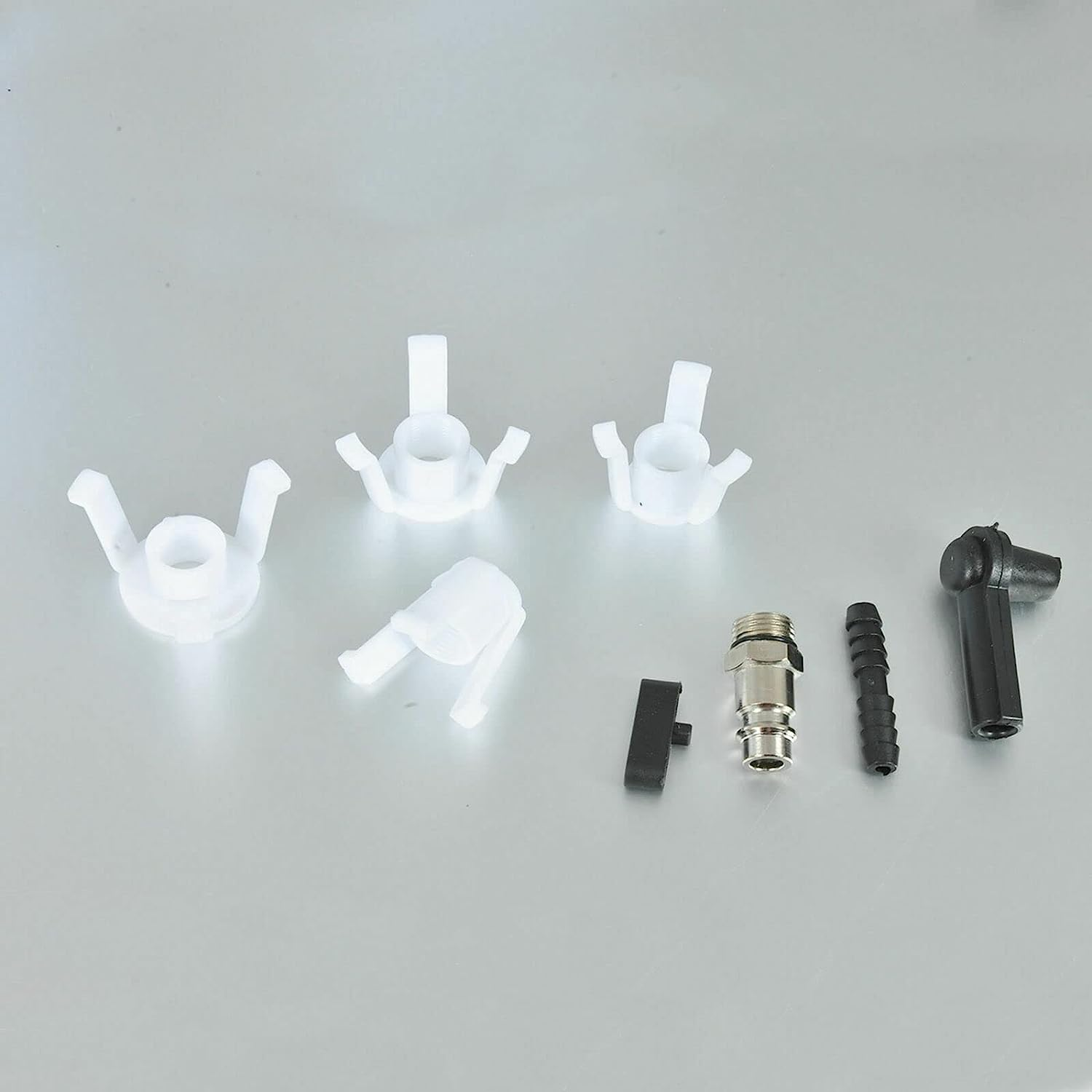 Air Brake Bleeder Kit Clutch Vacuum Oil Bleeding Extractor Fluid Fill Adapters Brake Oil Change Set with Extractor and Refill Bottle