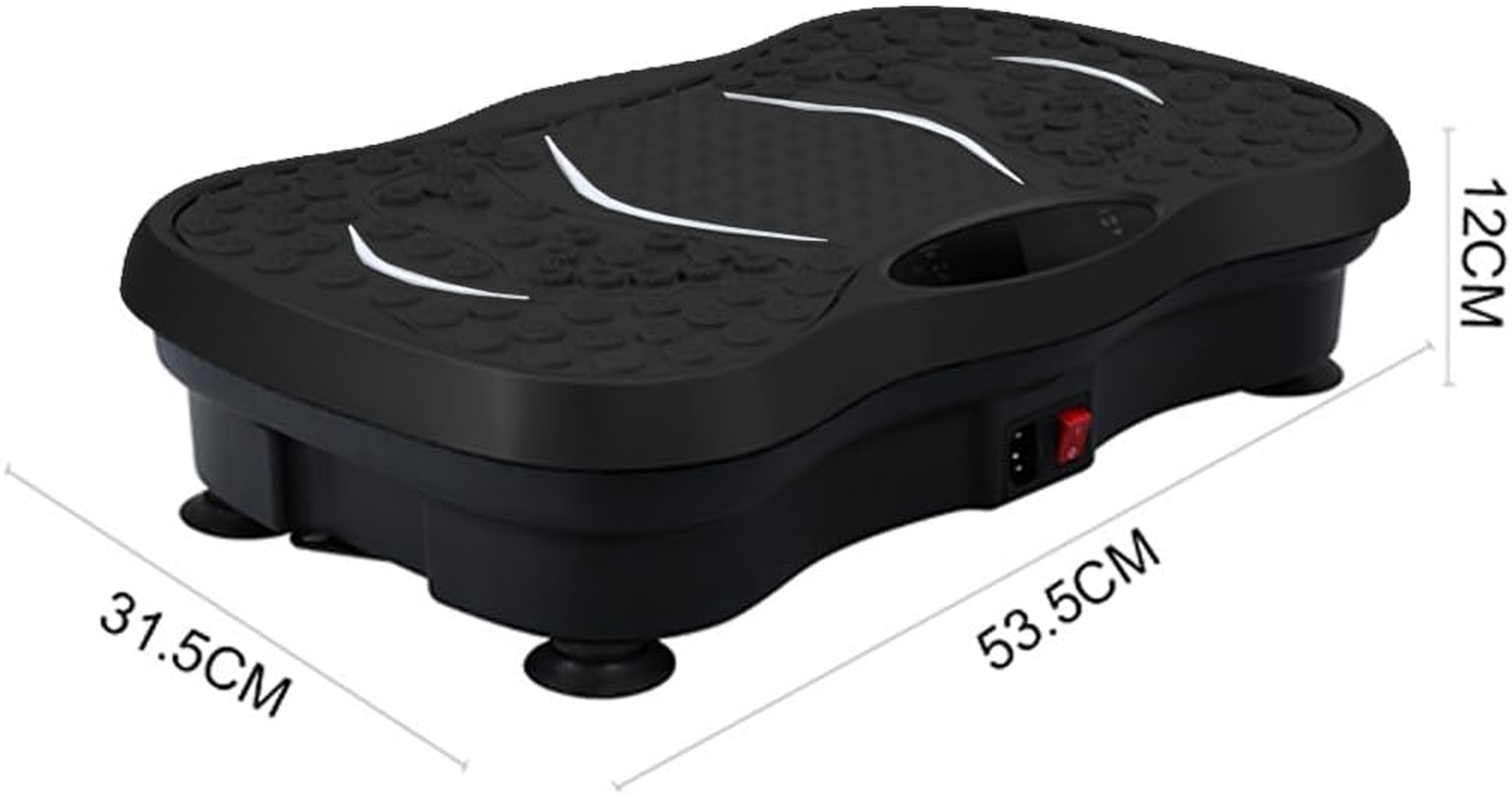 PORIYA Vibration Machine Exercise Platform,150Kg Capacity,99 Speed Levels,Remote Control Full Body Fitness Vibrating Plate,With Resistance Bands for Home Workout,Ideal for All Ages