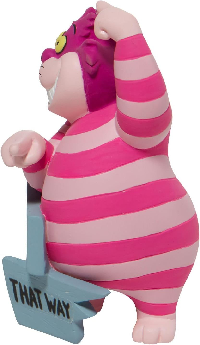 Disney Showcase Cheshire Cat This Way Mini Figurine from Alice in Wonderland image number 1