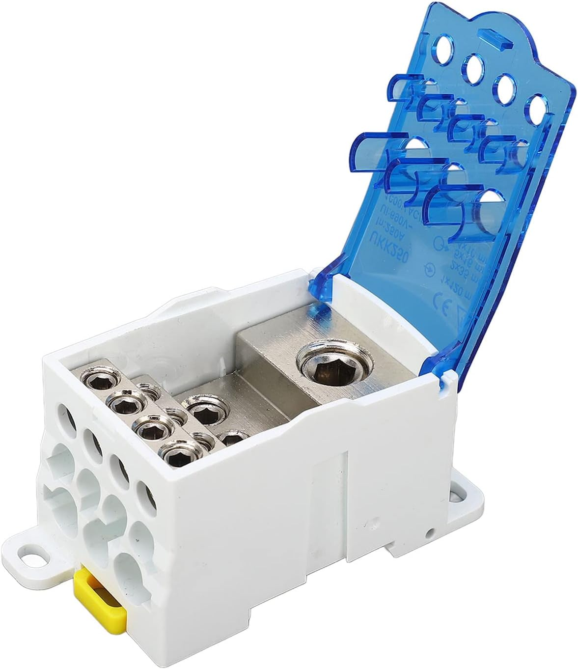 Hyuduo Terminal Block Distribution Box Connector in Mystical Brass/Delayer for the Kitchen Bathroom at Home (Blue)