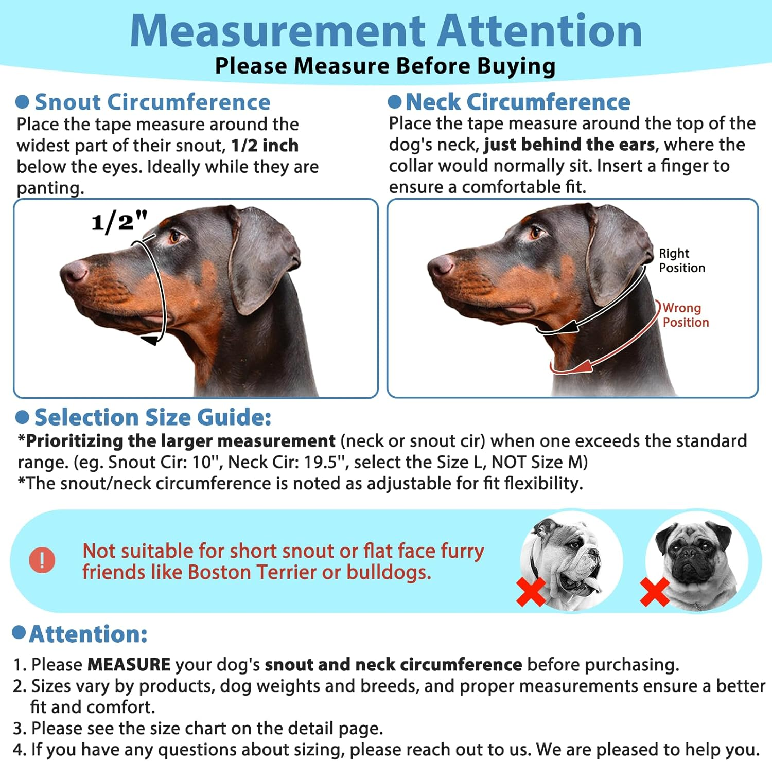 BARKLESS Soft Dog Head Collar, Patented Padded No Pull Head Halter, Training Nose Leash with Safety Link for Medium Large Dogs, Adjustable Muzzle Leash, Easy Control for Walking(Black, M) image number 6