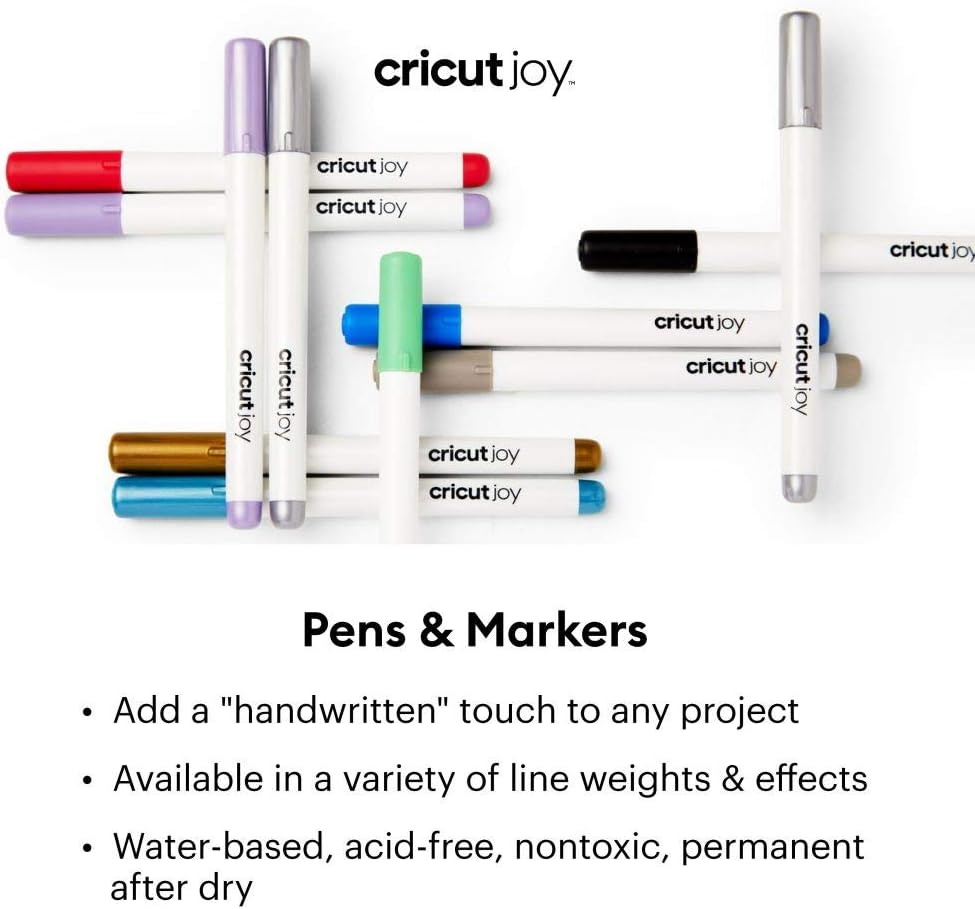 Cricut Joy Metallic Markers, 1.0 (3) Violet, Copper, Silver image number 1