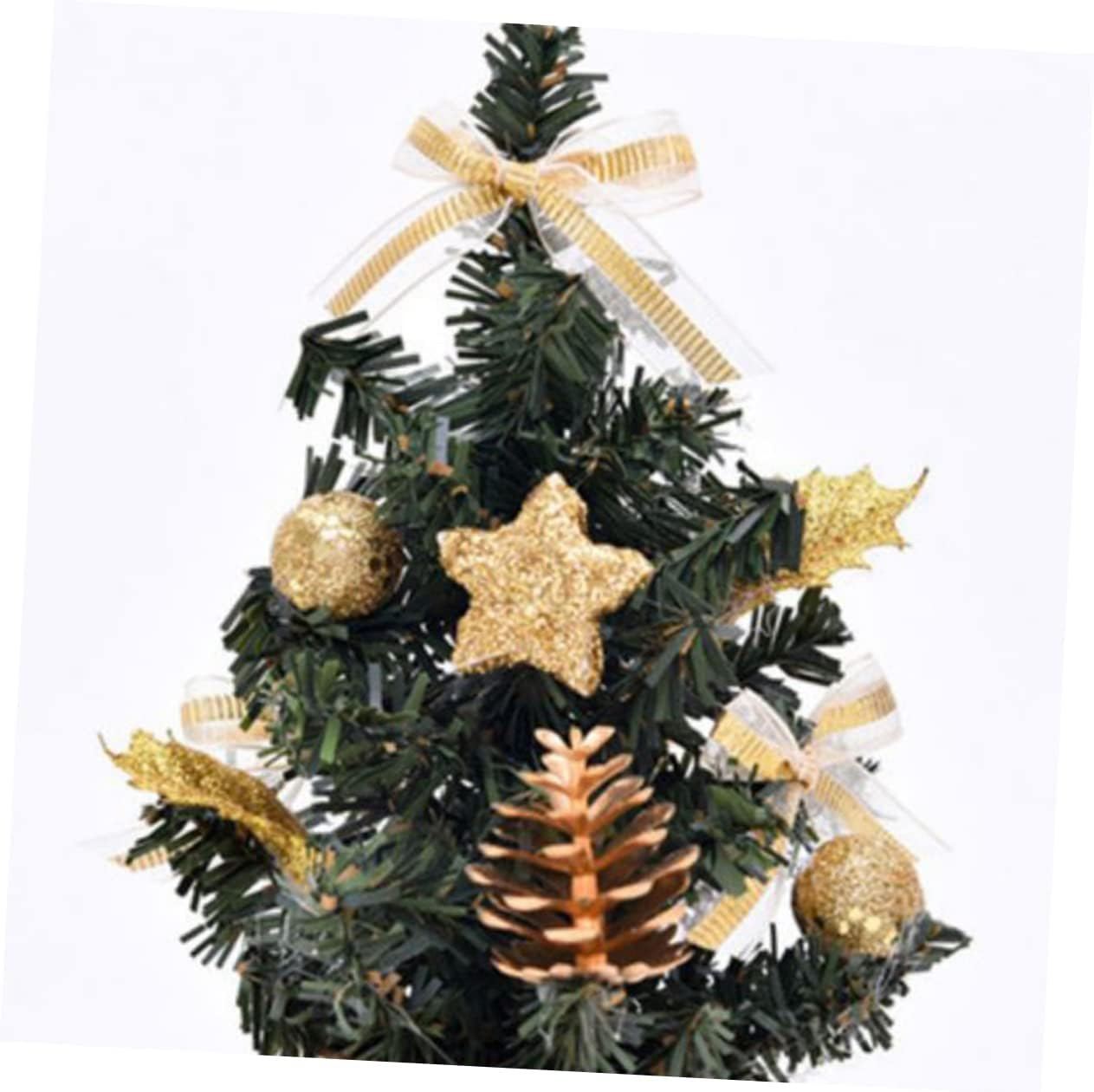 GARVALON Quality Material Christmas Tree Model Lifelike Xmas Tree Decor Perfect for Christmas Party Decorations