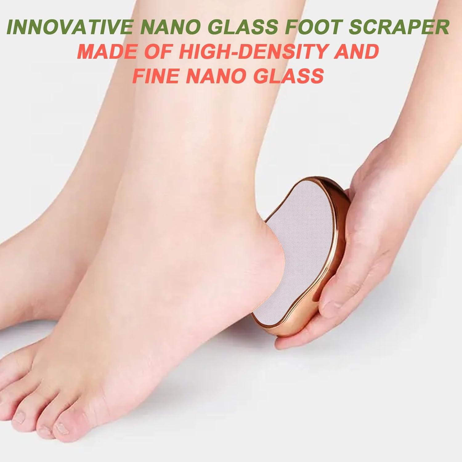2-In-1 Nano Glass Callus Remover, Effective Nano Glass for Callus Removal on Wet and Dry Feet (With 1 Pack Foot Mask) image number 1