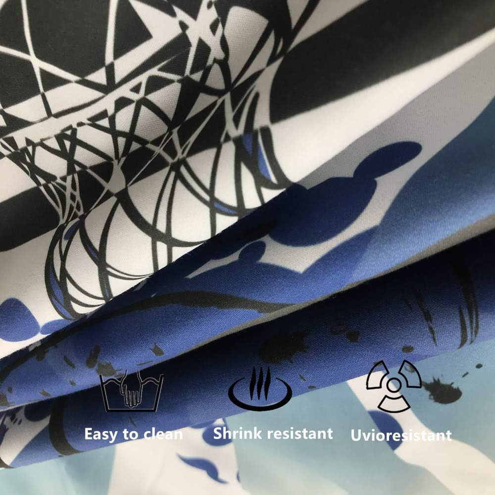 Basketball Duvet Cover Set for Single Double King Size Bed, Morbuy 3D Sport Printed Microfiber Bedding Sets Duvet Set Quilt Case with Pillowcase (140X210Cm,Navy Shooting) image number 4