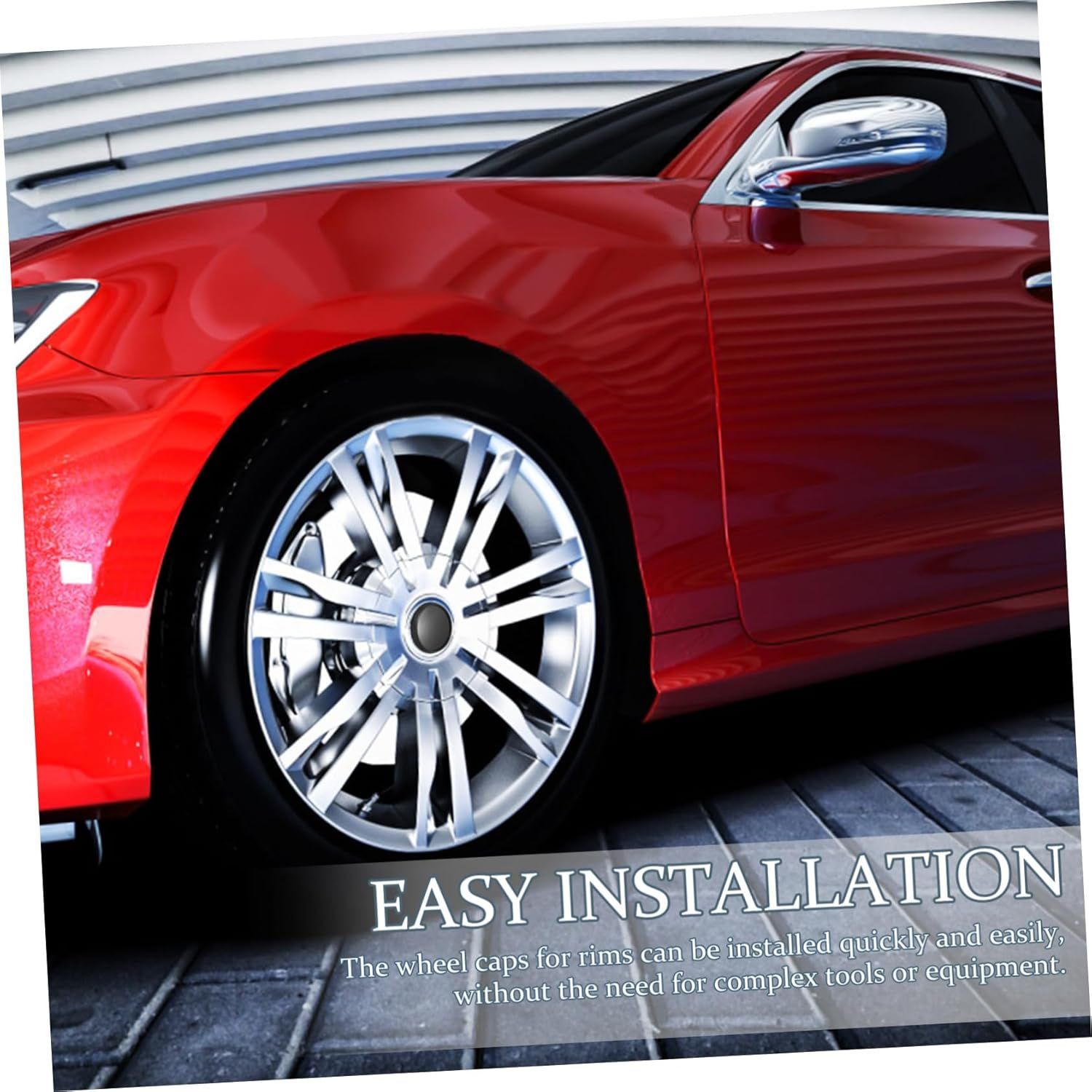 BESTOYARD 4 Pcs Automotive Wheel Hub Caps Durable Center Caps for Rims Easy to Install Sturdy Car Wheel Accessories Finish for Enhanced Protection and Style image number 4