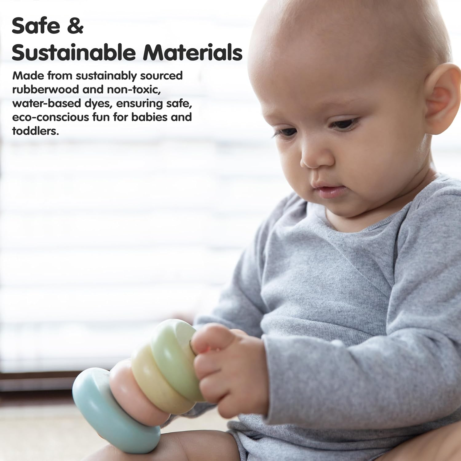 Plantoys - First Stacking Ring - Pastel image number 6