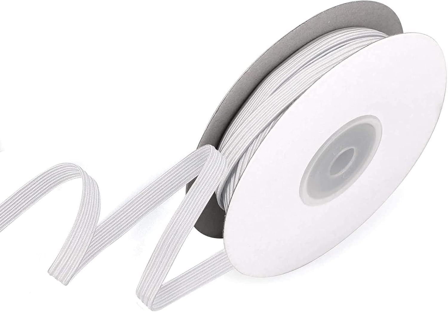 Elastic Band 1/4 Inch Wide 10 Yd, Stretch Strap,High Elastic Cord, for Sewing Crafting Diy-White