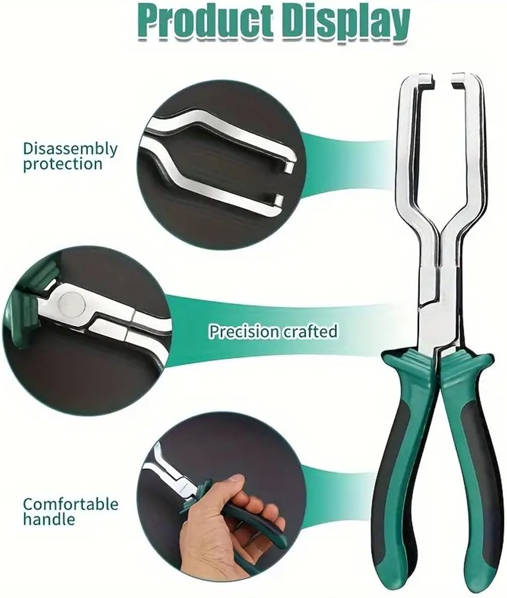 AIMALL Car Repair Tool Special Petrol Fuel Line Pliers Filter Hose Release Disconnect (8.77 Inches) - Red image number 6