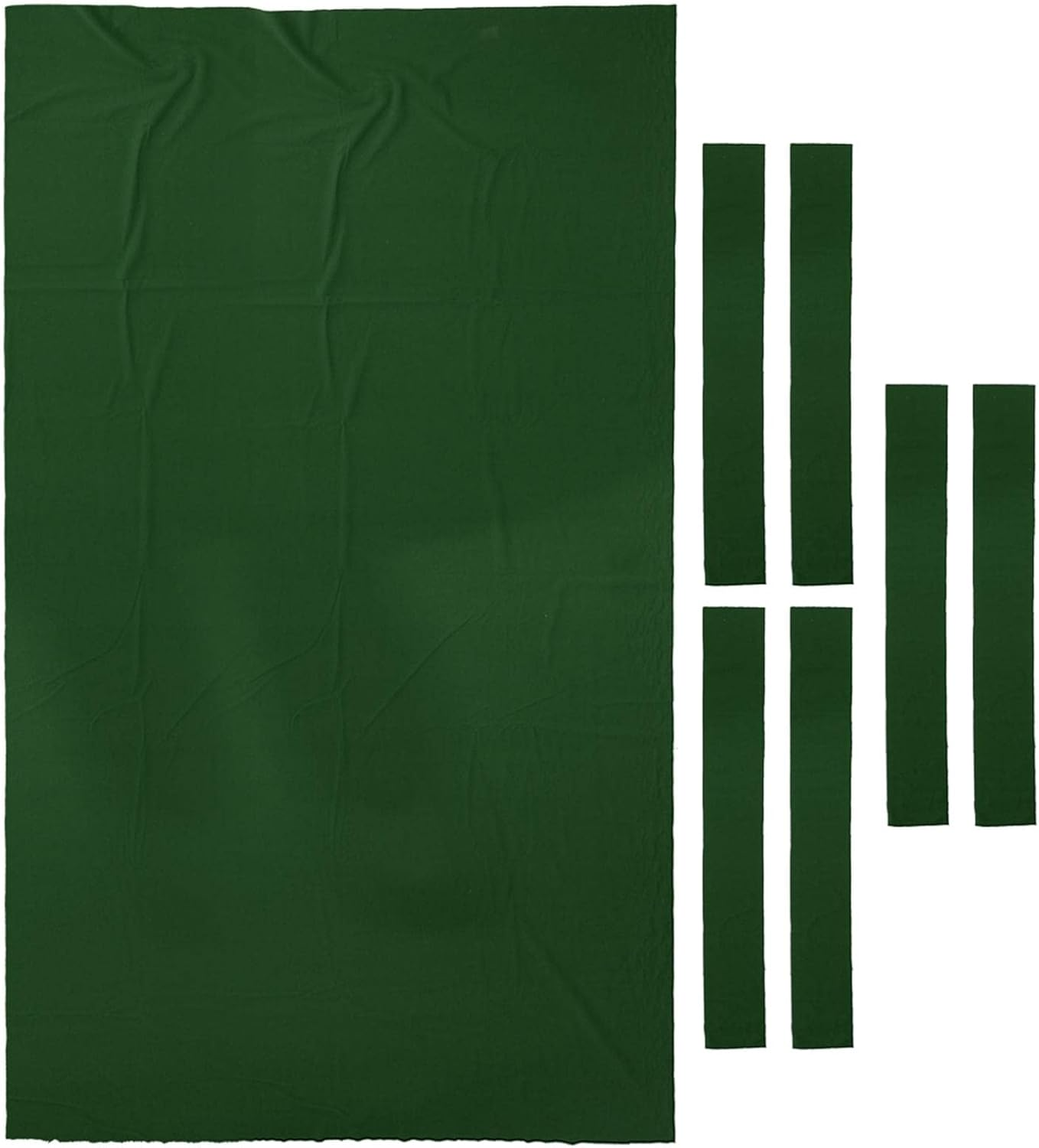 Simhoa Worsted Pool Table Felt 7/8 Foot Billiard Snooker Table Cloth Side Strips