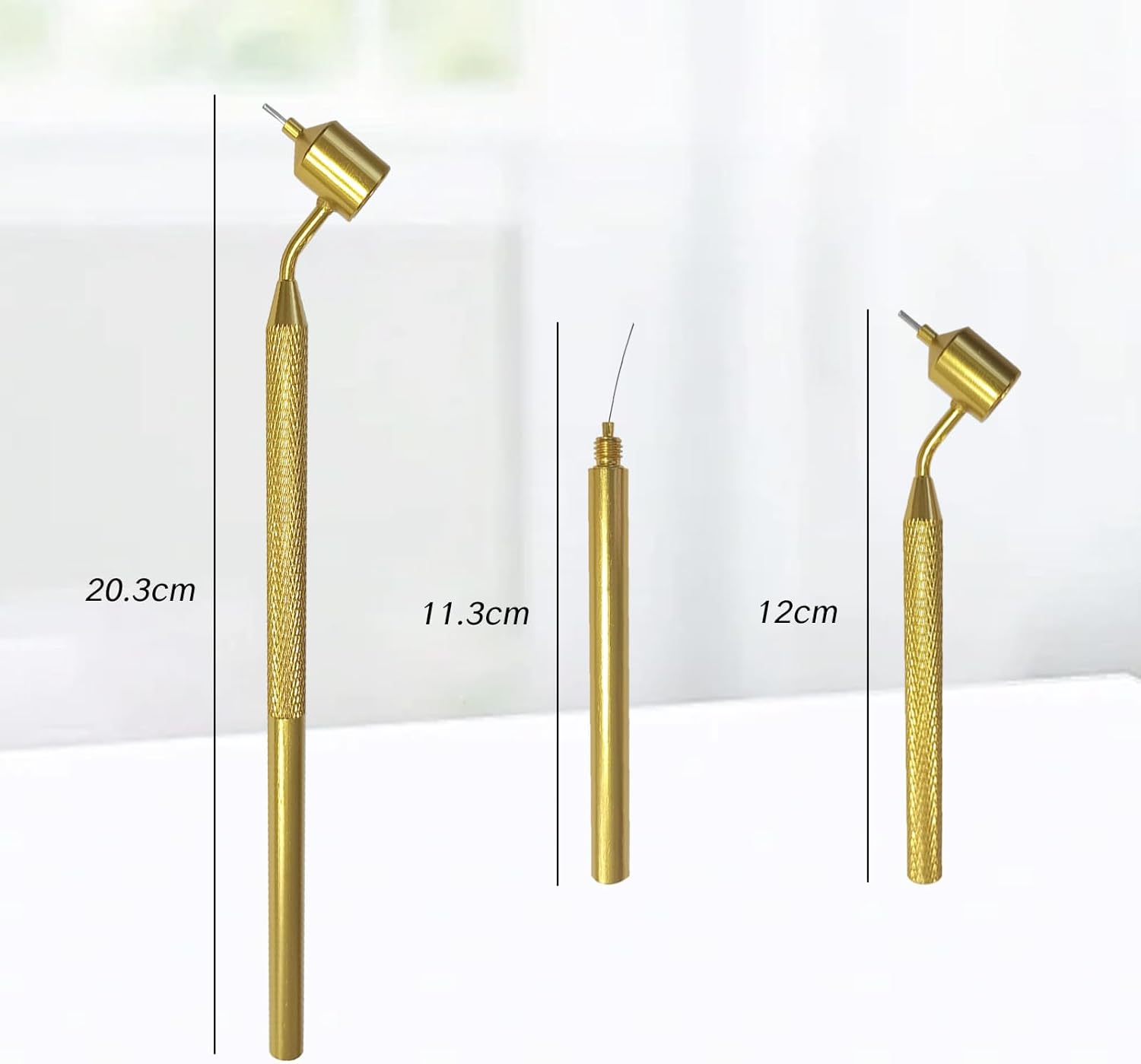 Fine Line Paint Pen Applicator Fluid Writer Tool for Automotive Touch-Up Chip Repair Precision 0.5Mm Tip for Scratch Car Touchup Durable Brass Construction