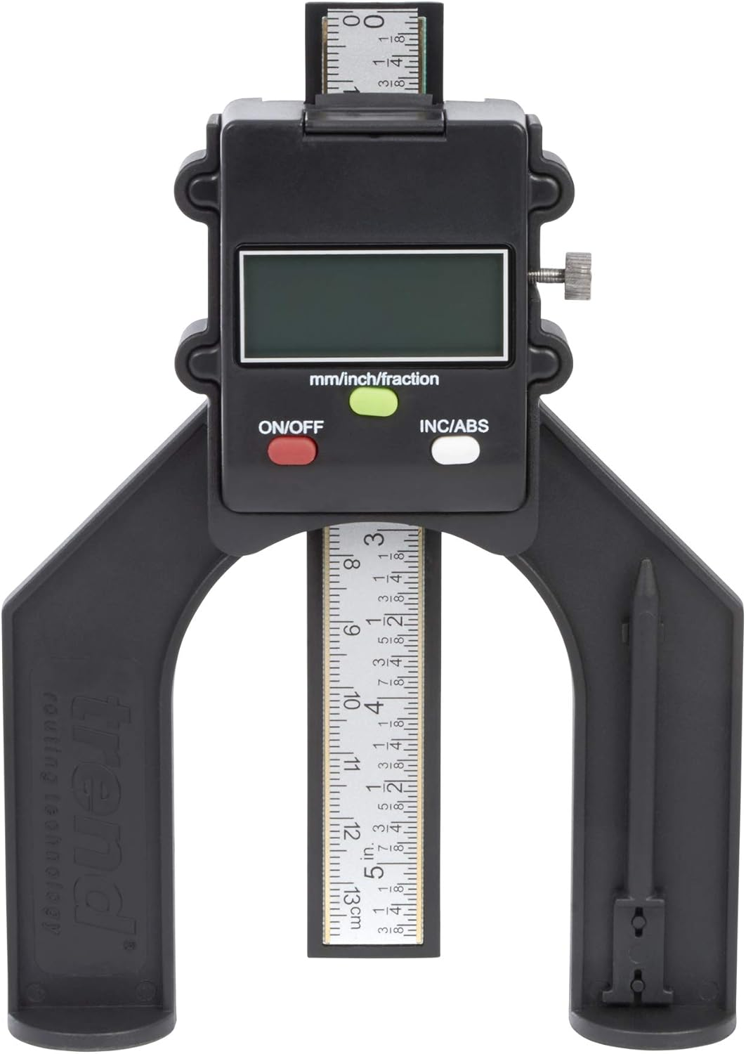 Trend Digital Depth Gauge, 60Mm Jaw Opening, Precision Rebate & Groove Setting, GAUGE/D60, Black image number 1