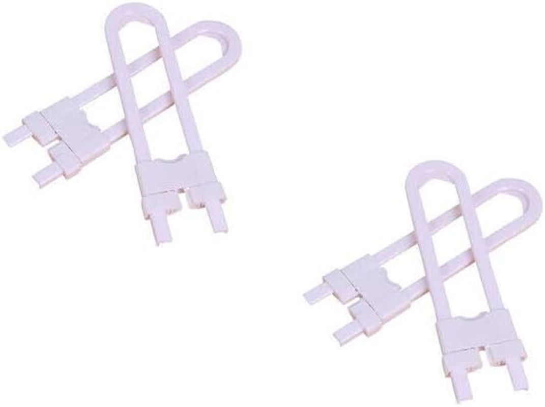 AIMALL Baby Safety Lock Child Kids U-Shaped Drawer Door Cabinet Cupboard Lock, Durable Plastic image number 4