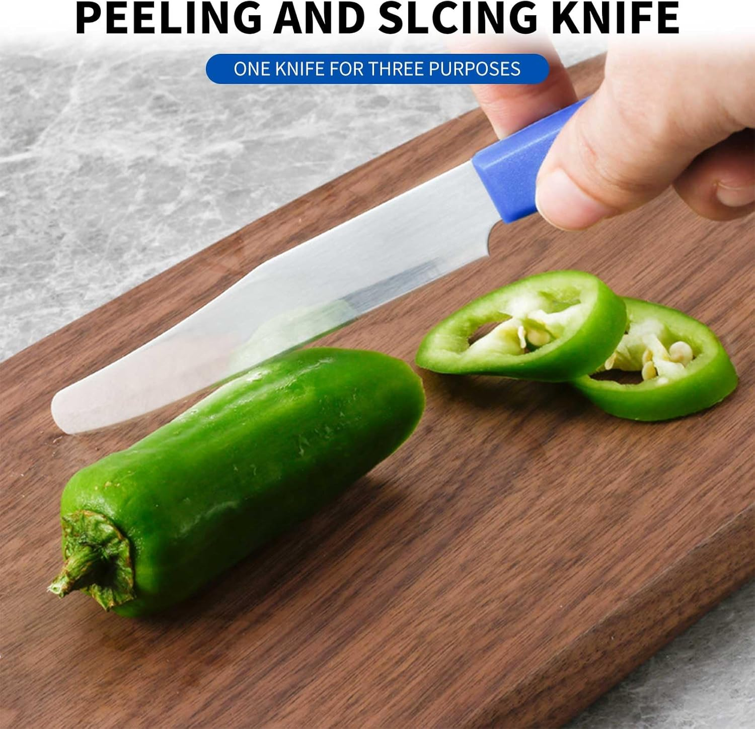 Giovannis Knives, Magic Knife, Giovanni Knife, 3-In-1 Compatible Green Elephant Knife, Greenelephant, Quick Cutting Knife, Magic Knife Italy, Magic Tool, Pack of 2 image number 1