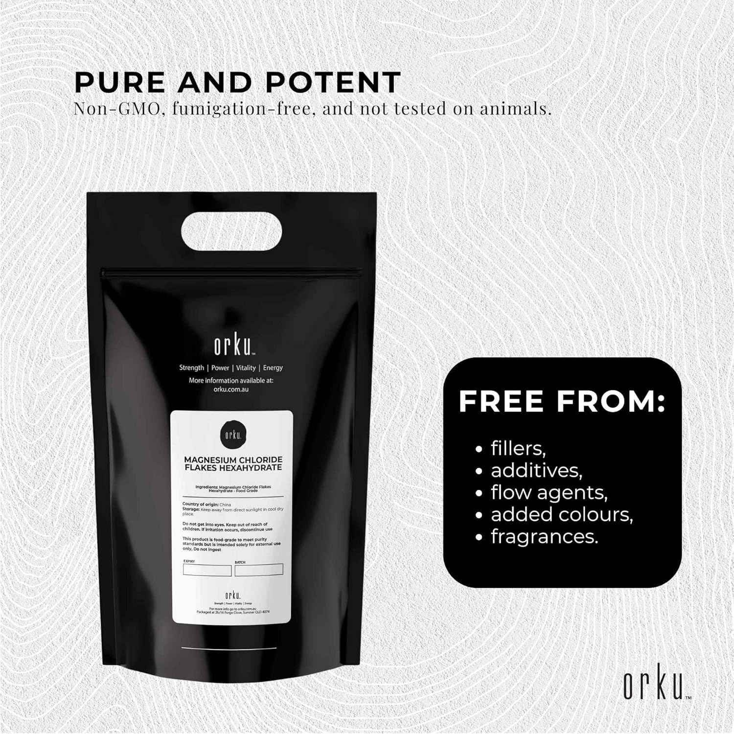 5Kg Magnesium Chloride Flakes Hexahydrate - Organic USP Food Grade Bath Salt image number 3