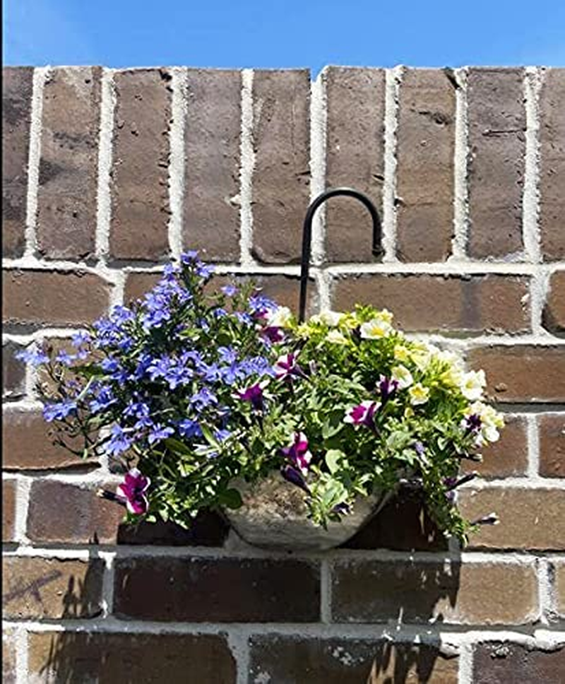 GIFTME 5 Set of 2 Galvanized Metal Umbrella Hanging Wall Planter Flower Holder Indoor or Outdoor Garden Succulent Wall Planter Set