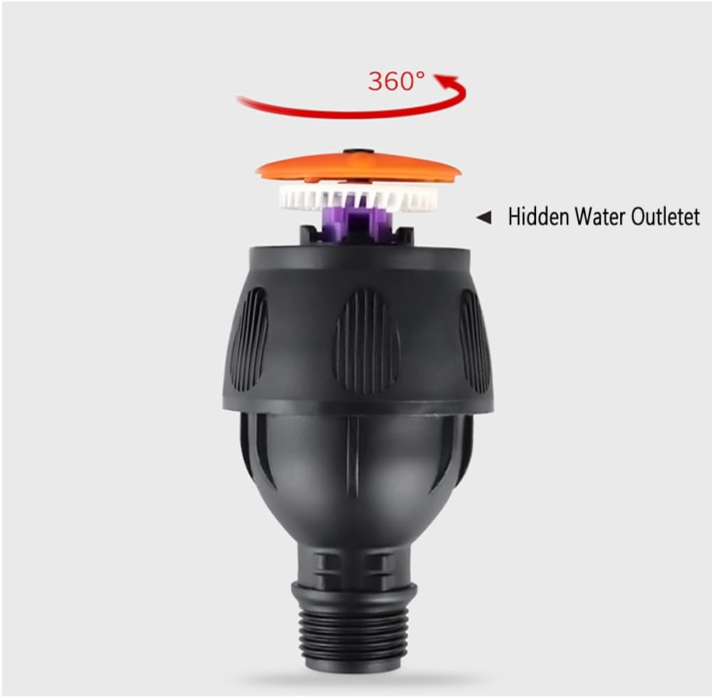 LXLM 360 Rotation Garden Lawn Sprinkler,Adjustable Sprinkler System for Yar,Garden Irrigation System Multifunction-Adjustable,Sprinklers Outdoor Grass Garden Yard Plants Lawn (3PCS) image number 3