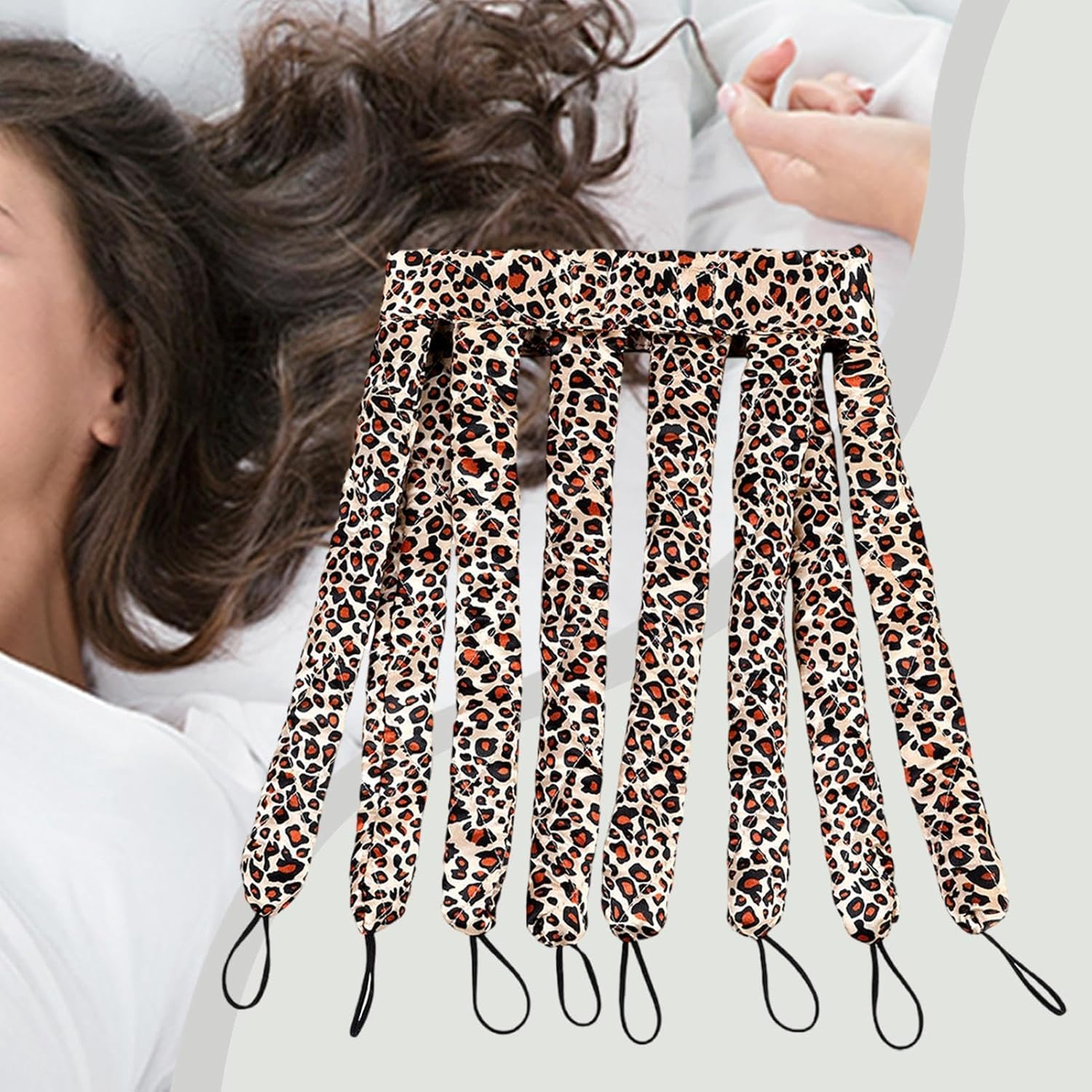 Heatless Curling Rods,Octopus Heatless Curler Sets - Flexible Curling Rods Heatless Curlers for Men, Women, Adults, Beauticians, Hairdressers image number 4