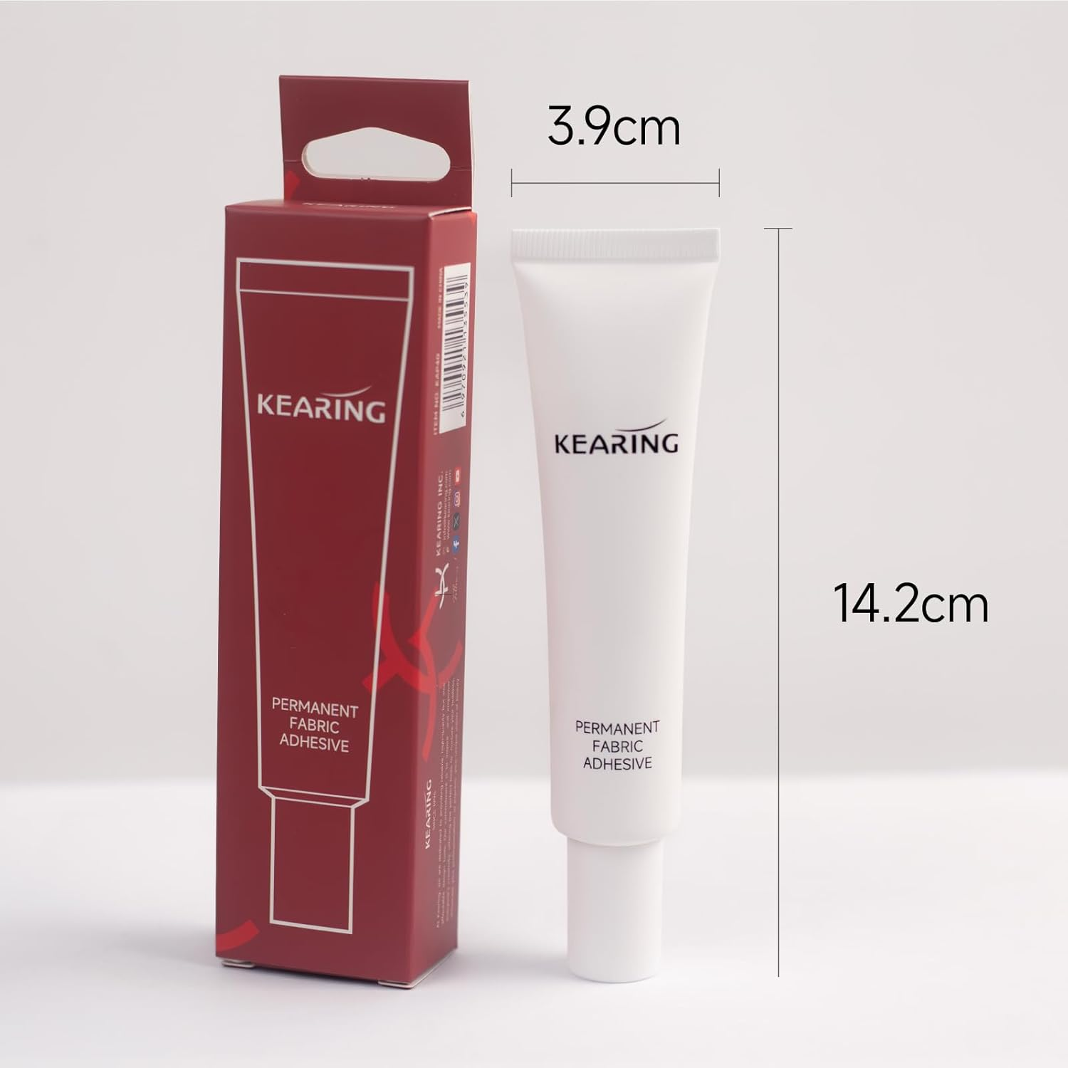 KEARING Permanent Fabric Adhesive, Washable Fabric Glue for All Fabrics, Sewing, Quilting and Crafting Project image number 4