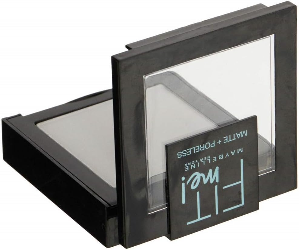 Maybelline Matte Setting Powder, Fit Me! Matte & Poreless Translucent Setting Powder, Oil Control, Blends Smoothly & Evenly, Natural Finish, Long Wearing, Pore Minimizing, 090 Translucent